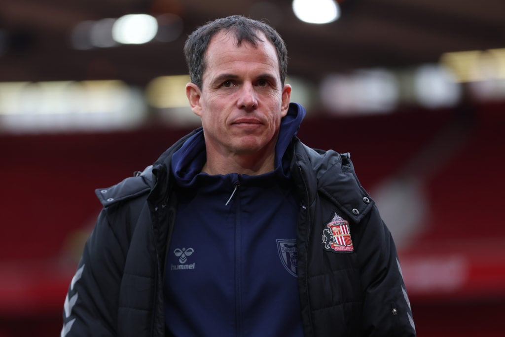 Regis Le Bris, Sunderland manager on the touchline