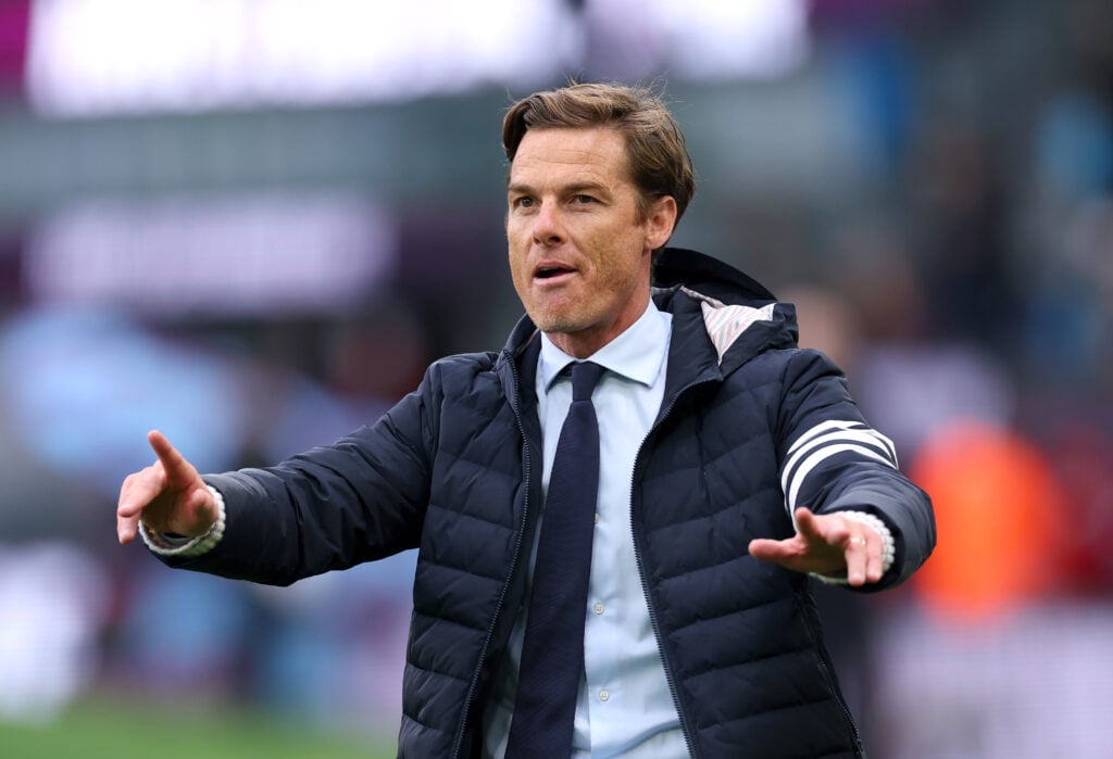 Scott Parker on the touchline against Leeds