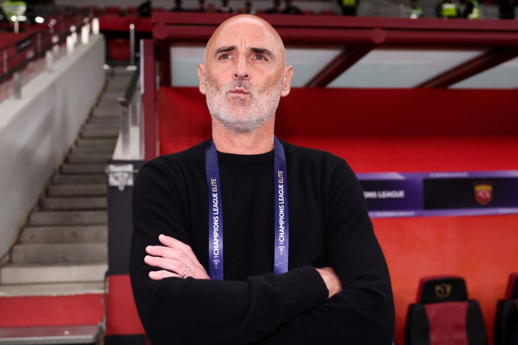 Kevin Muscat coach of Shanghai Port looks on during the AFC Champions League Elite 2025-26 East Region Group Stage
