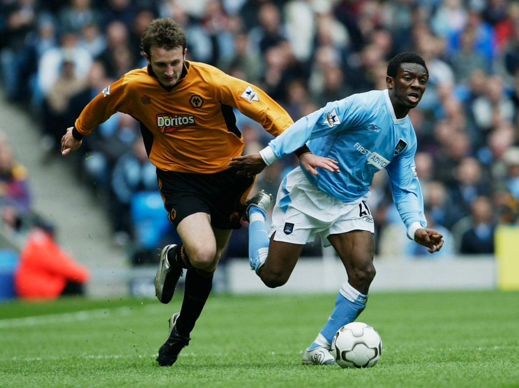Lee Naylor in action against Shaun Wright Phillips