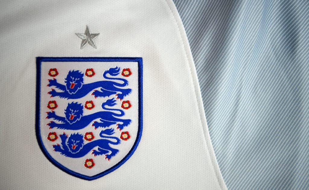 England badge on the jersey