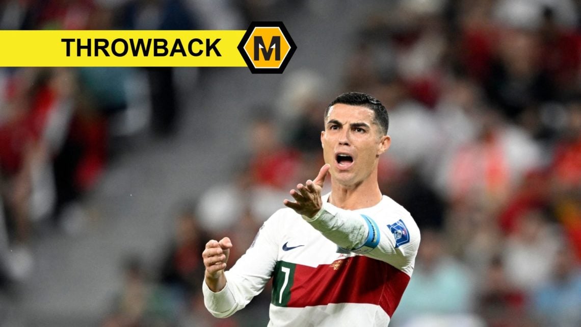 Cristiano Ronaldo frustrated as Portugal lose to South Korea at the 2022 World Cup.