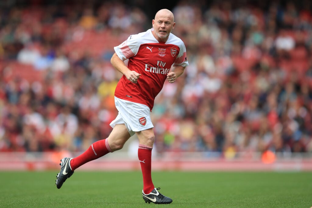 Perry Groves of Arsenal during the match between Arsenal Legends and Real Madrid Legends at Emirates Stadium