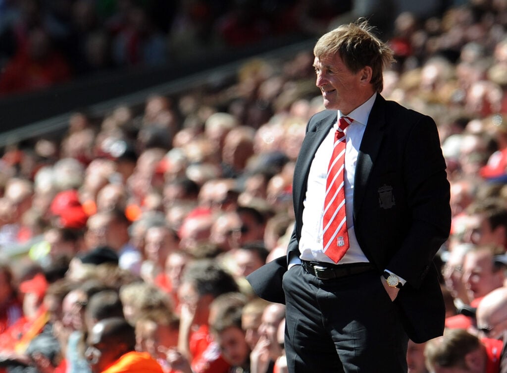 Kenny Dalglish managing Liverpool