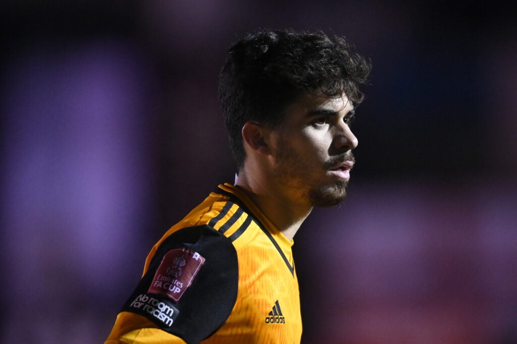 Vitinha in action for Wolves against Chorley