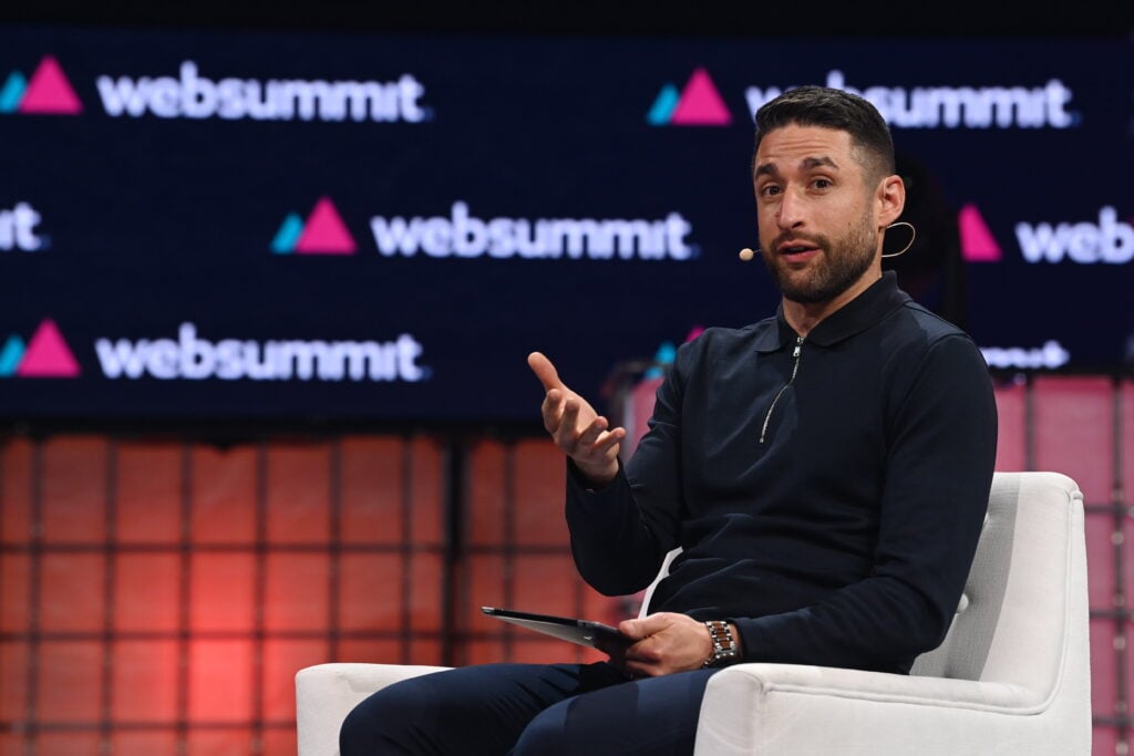 David Ornstein, Football Correspondent, The Athletic, on Centre Stage during day one of Web Summit 2023