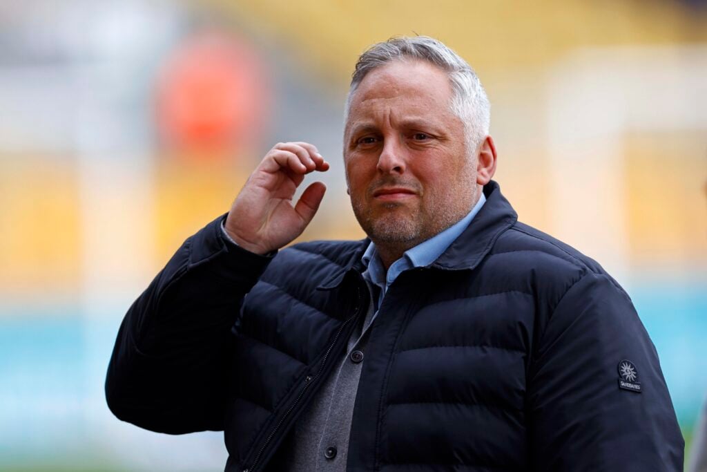 Matt Hobbs looks on at Molineux.