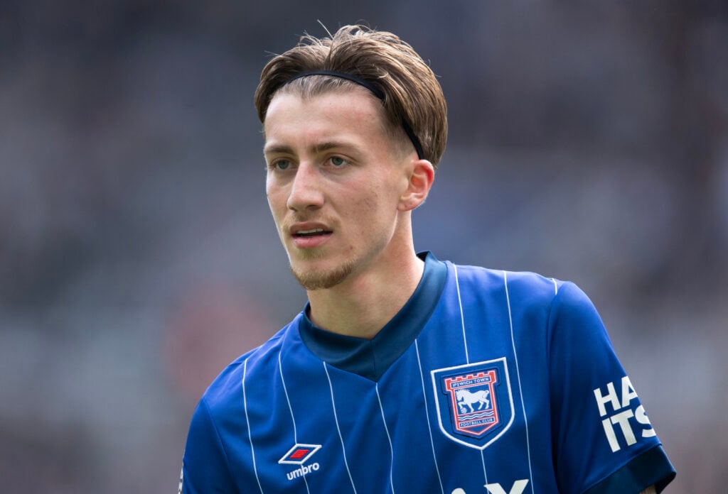 Jack Clarke in action for Ipswich Town