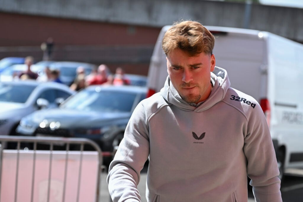 Aidan Morris arrives for Middlesbrough vs Deportivo.