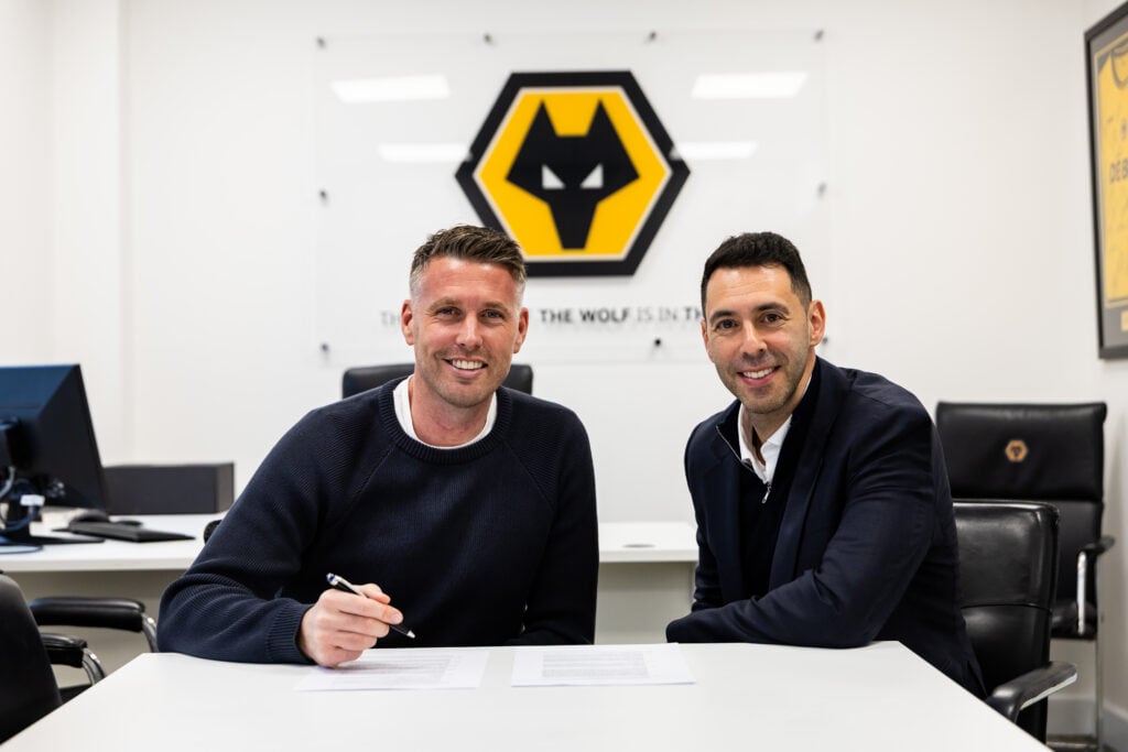 Rob Edwards, the new Wolverhampton Wanderer's Head Coach poses for the camera at Sir Jack Hayward Training Ground