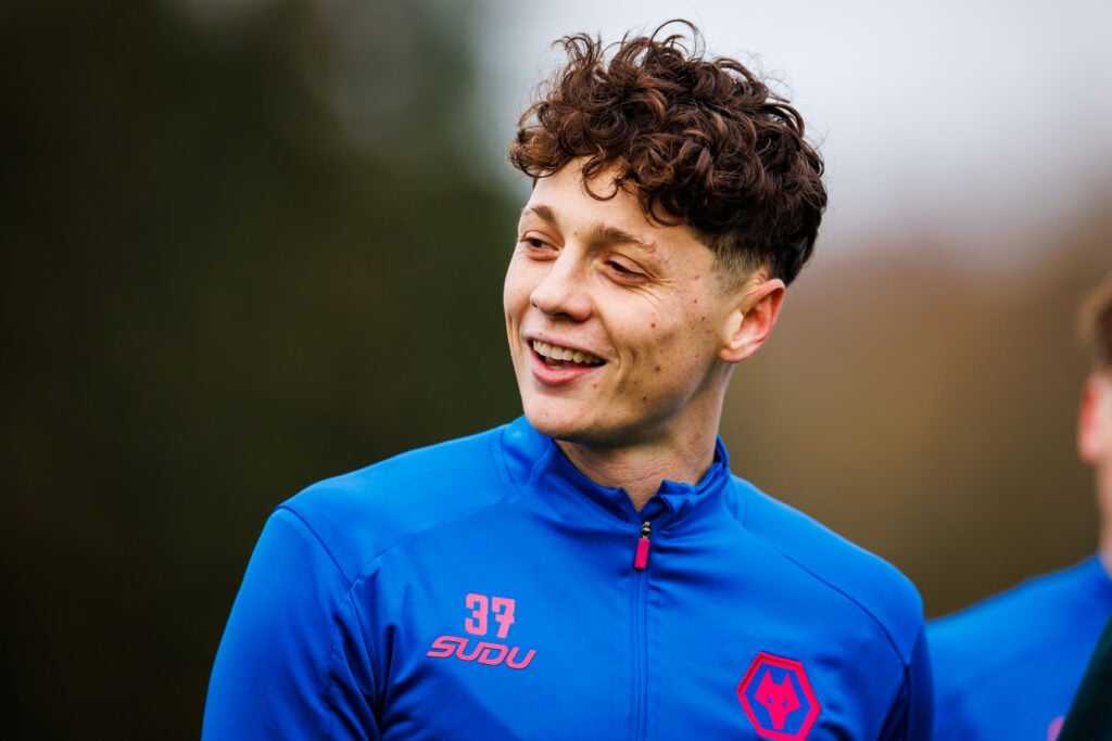 Ladislav Krejci in Wolves training.