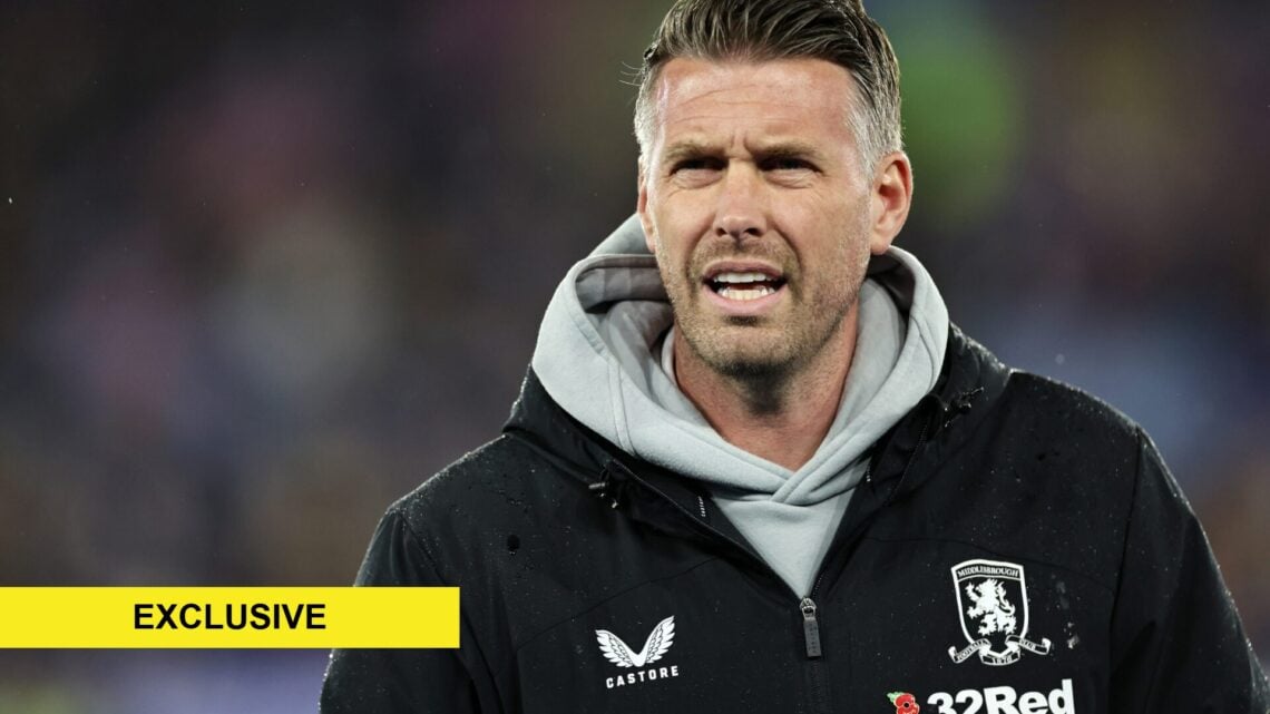 Rob Edwards managing at Middlesbrough