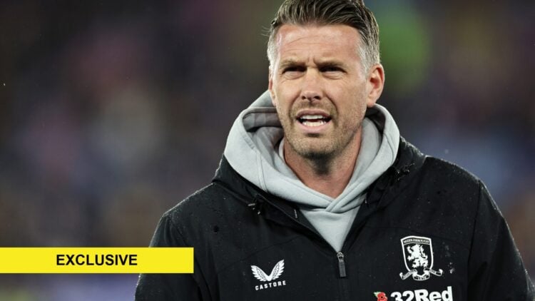 Rob Edwards managing at Middlesbrough