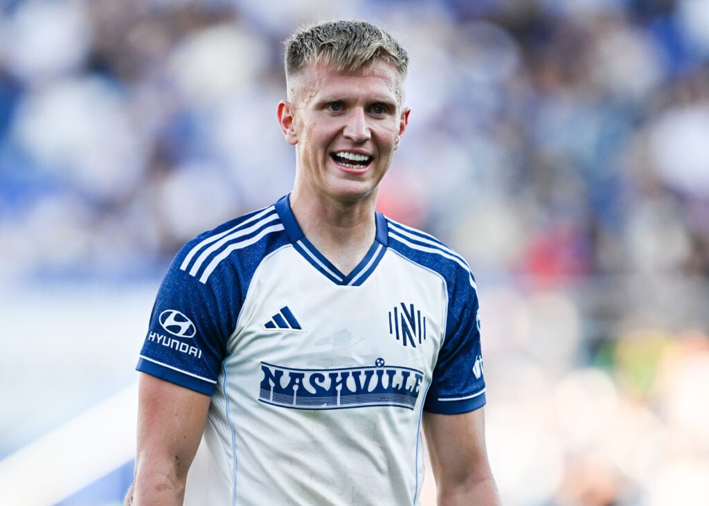 Sam Surridge in action for Nashville SC