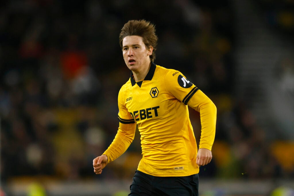 Fer Lopez playing for Wolves.