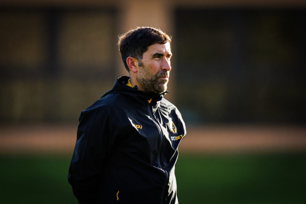 Rui Pedro Silva in Wolves training.