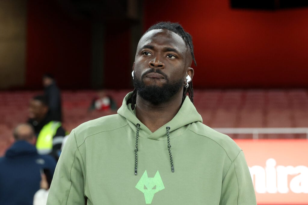 Tolu Arokodare looks on ahead of facing Arsenal.