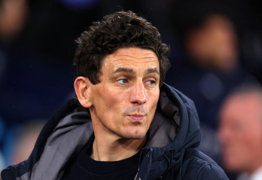 Keith Andrews, Manager of Brentford, ahead of the Carabao Cup Quarter Final match between Manchester City and Brentford