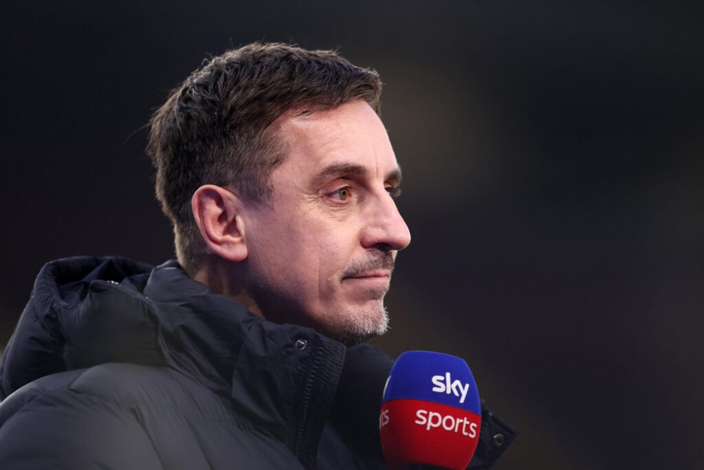 Gary Neville on punditry duty.