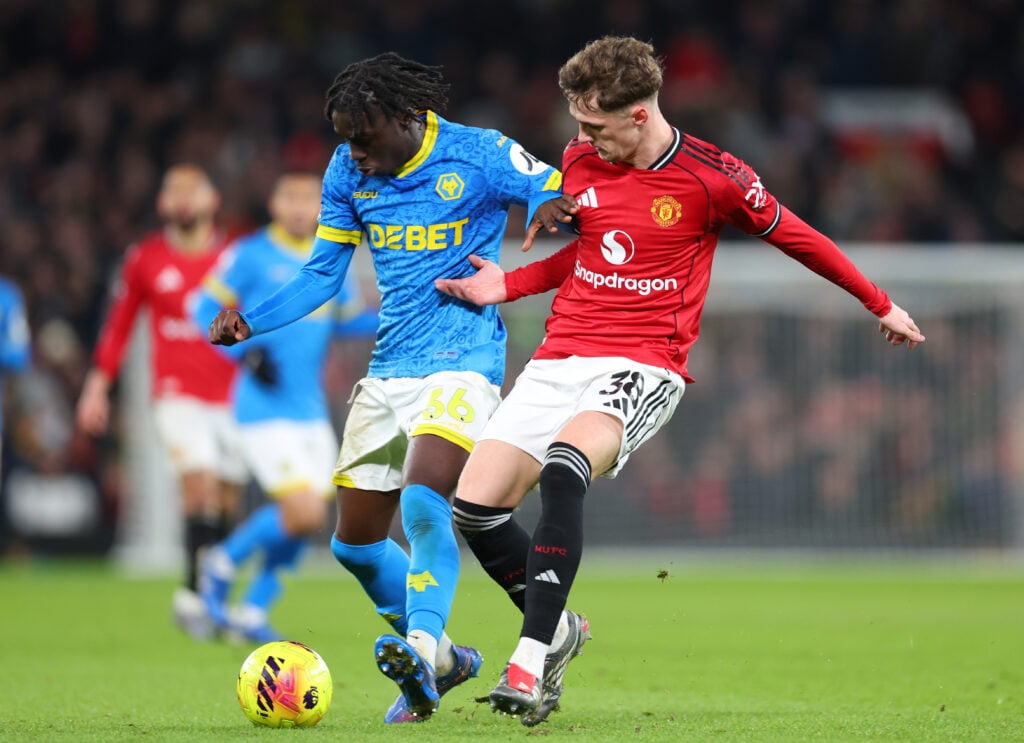 Mateus Mane on the ball for Wolves.