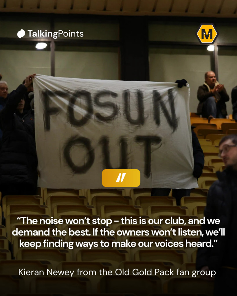 Fosun out protest