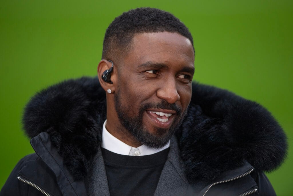 Jermain Defoe on punditry duty.