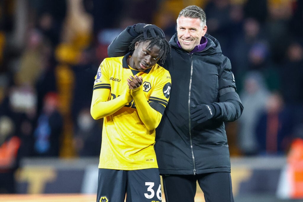 Rob Edwards with Mateus Mane