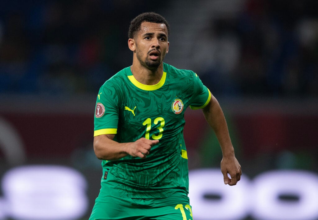 Iliman Ndiaye playing for Senegal.