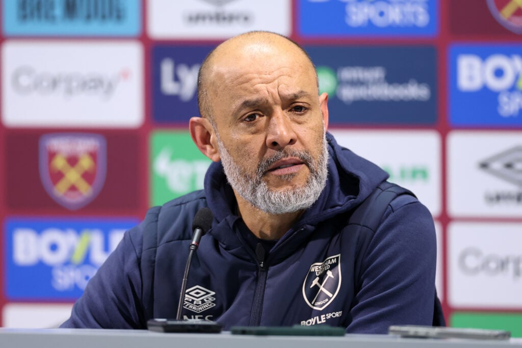 Nuno Espirito Santo at his press conference.