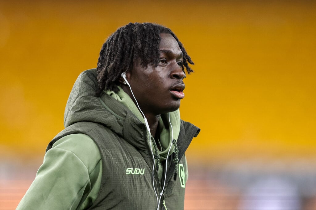 Mateus Mane ahead of playing for Wolves.