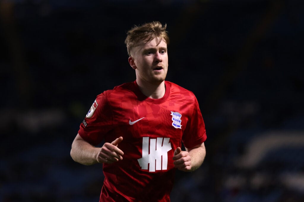 Tommy Doyle playing for Birmingham.