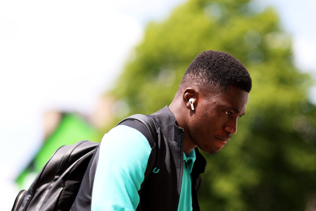 Nasser Djiga ahead of playing for Wolves.