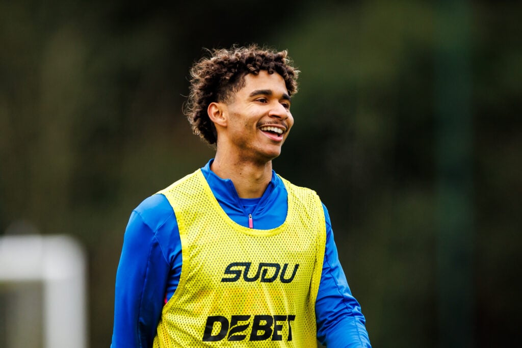 Pedro Lima in Wolves training.