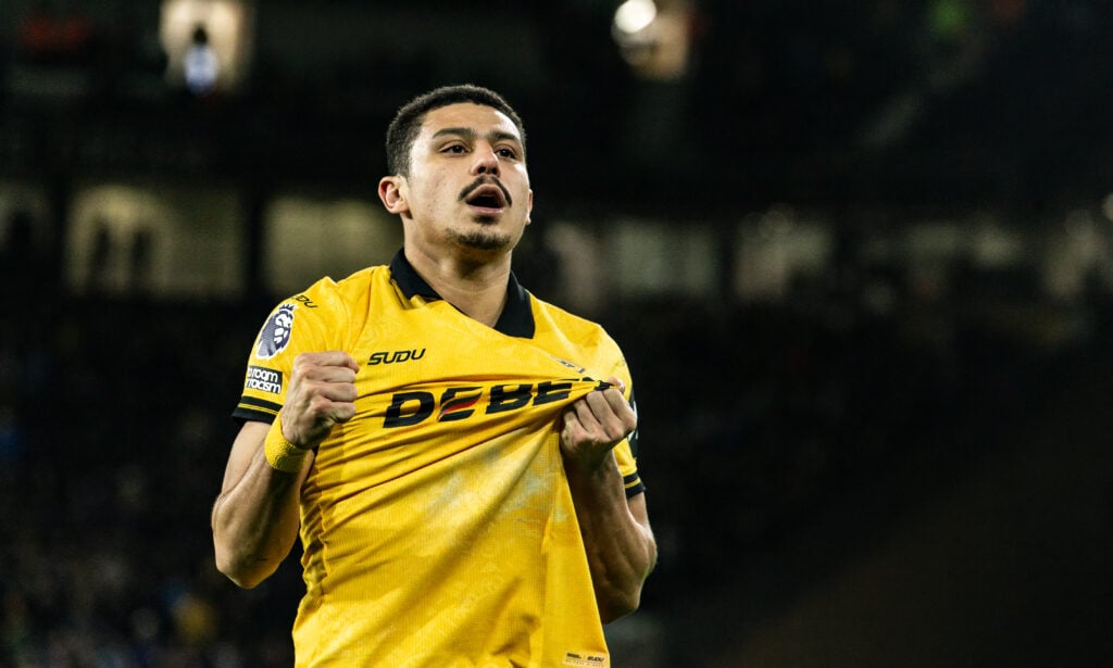 Andre playing for Wolves.