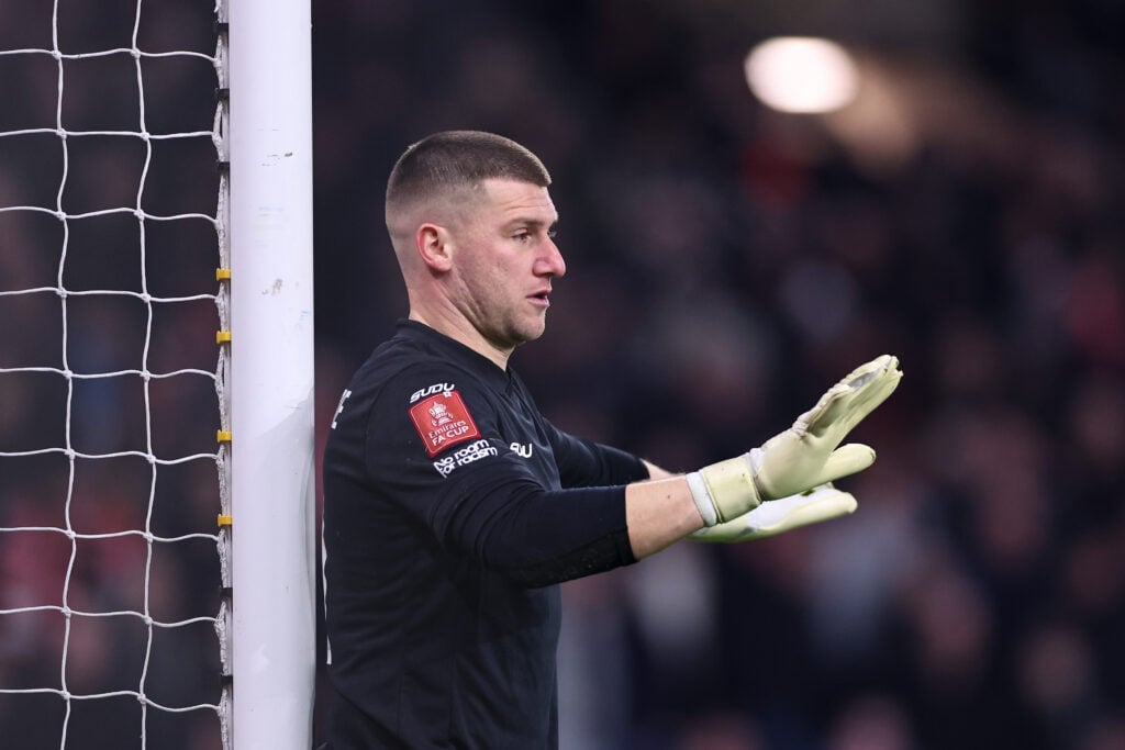 Sam Johnstone sorts his wall.