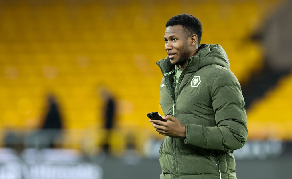 Yerson Mosquera ahead of playing for Wolves.