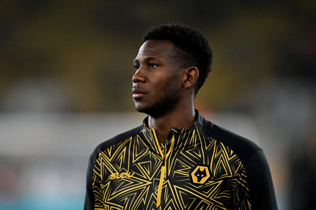 Yerson Mosquera ahead of playing for Wolves.