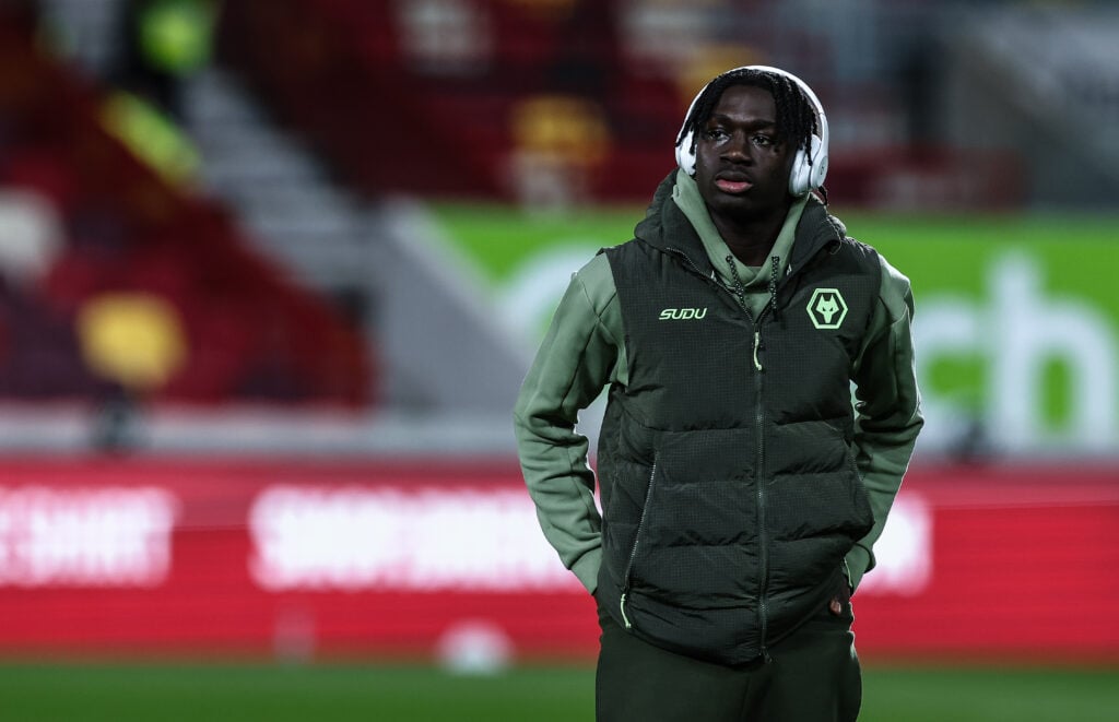 Mateus Mane ahead of playing for Wolves.