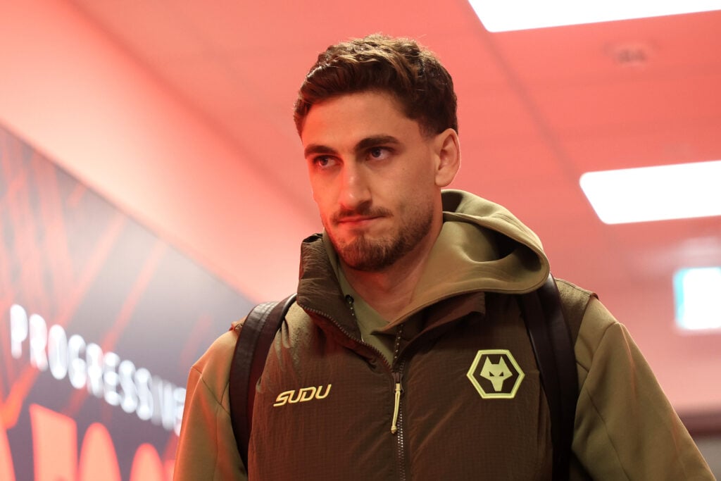 Santiago Bueno ahead of playing for Wolves.