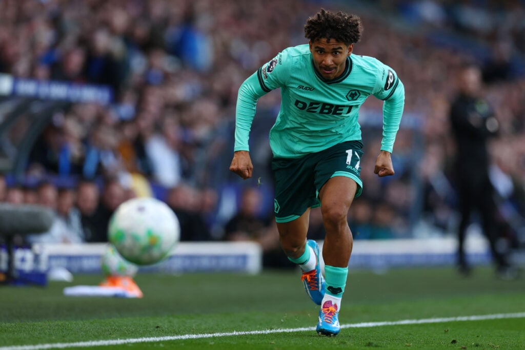 Pedro Lima playing for Wolves.
