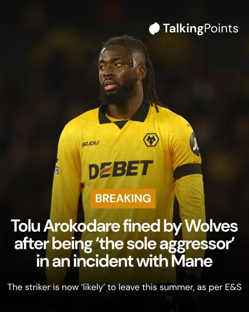 A custom graphic of Tolu Arokodare.