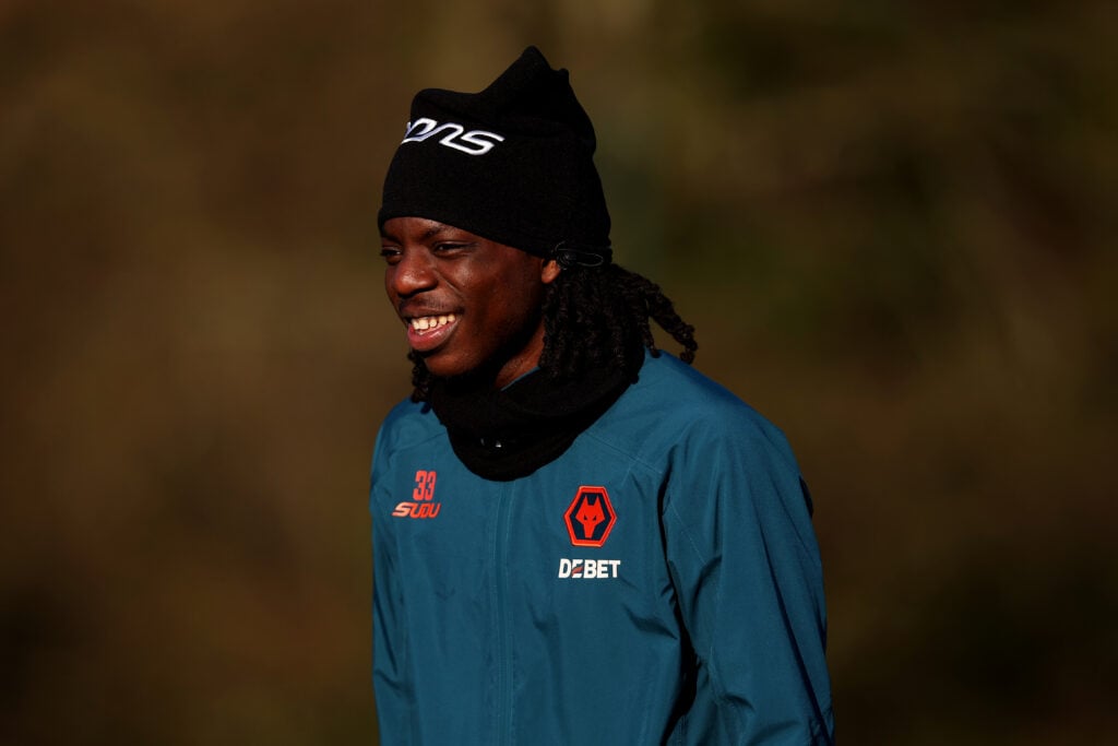 Bastien Meupiyou training with Wolves.