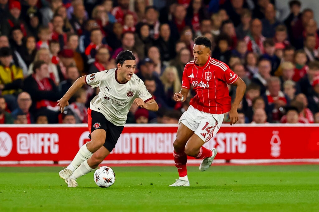 Aral Simsir playing for FC Midtjylland.