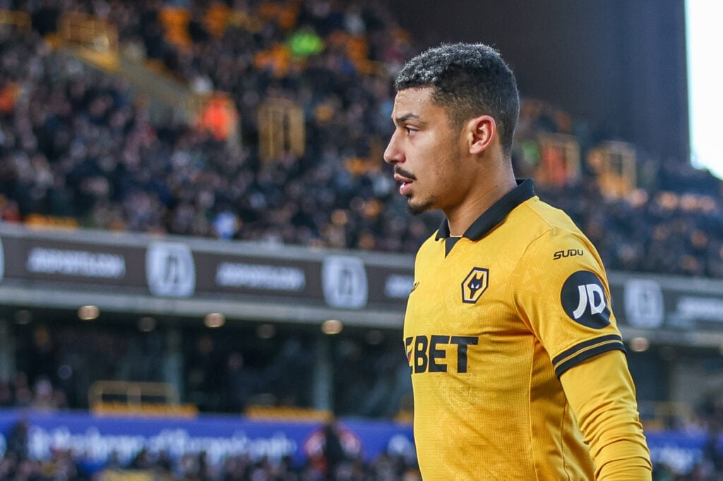 Andre playing for Wolves.