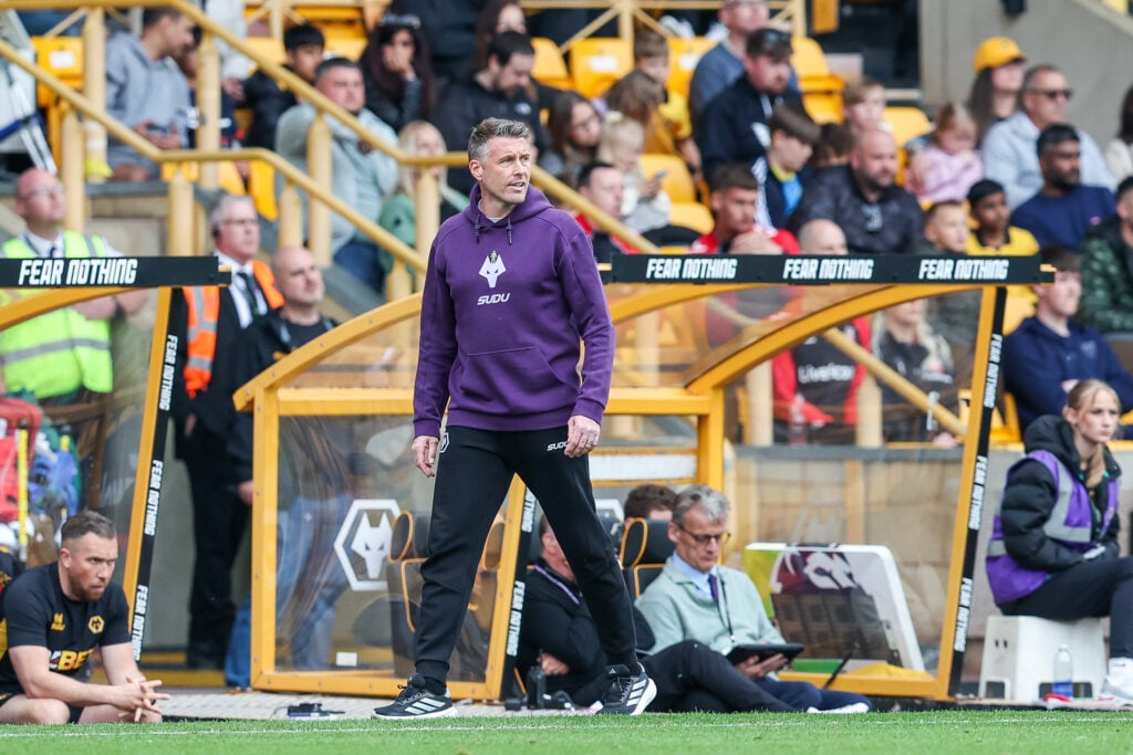 Rob Edwards at Molineux.
