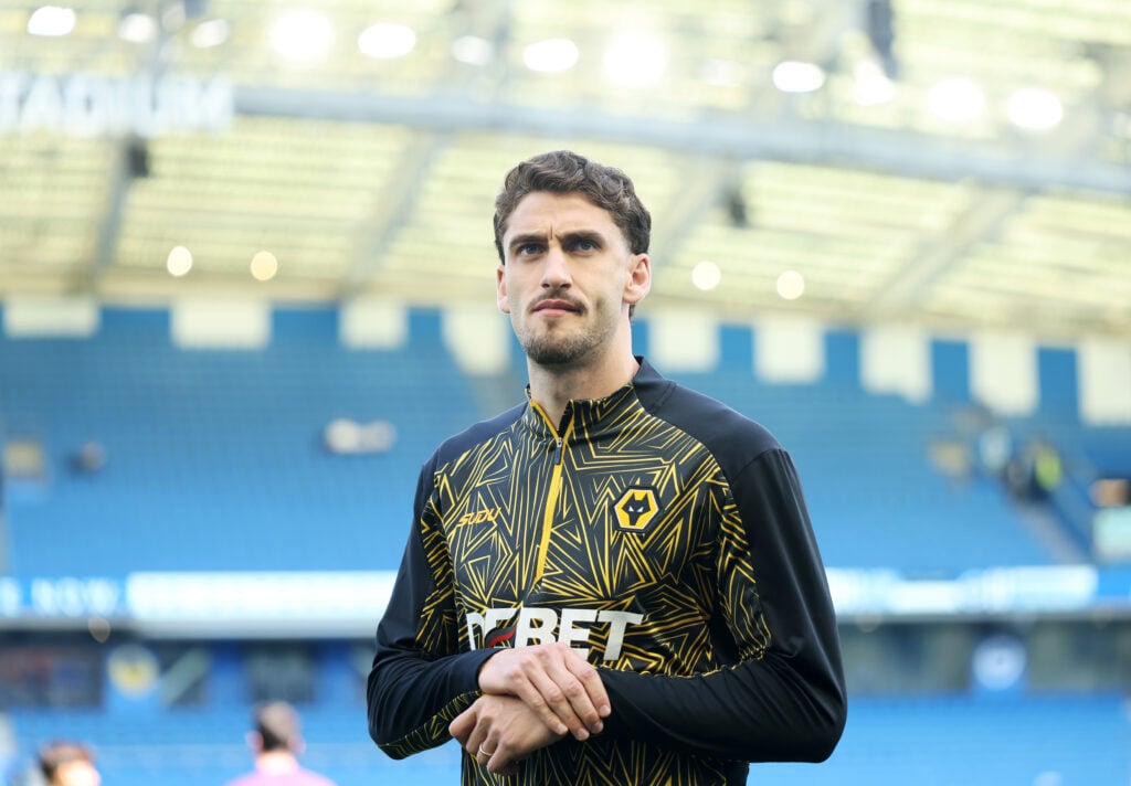 Santiago Bueno ahead of playing for Wolves.
