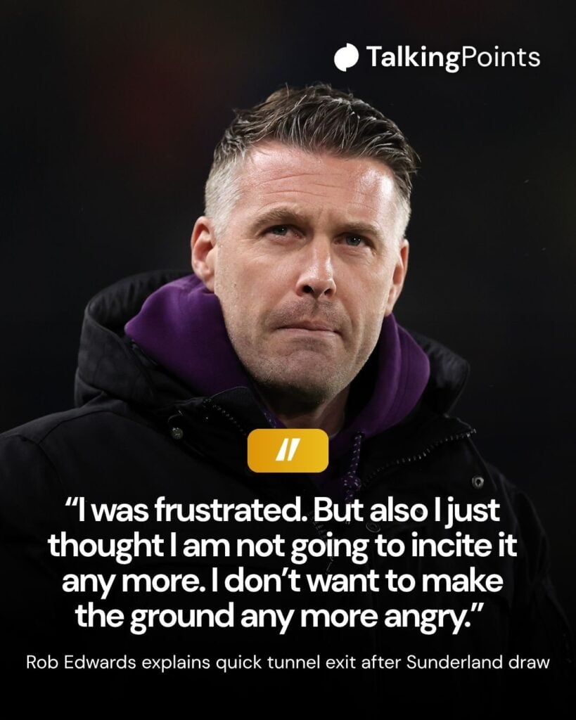 A custom graphic showing a quote from Rob Edwards.